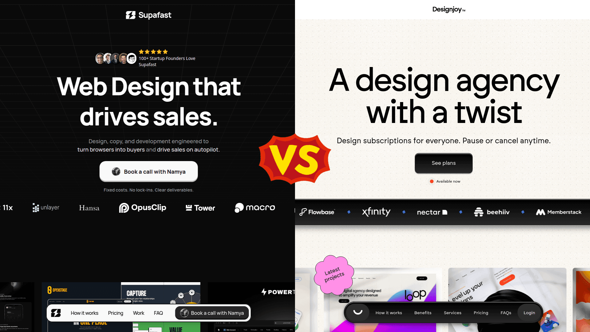 Supafast and DesignJoy: Unlimited Design Service Agencies For Startups